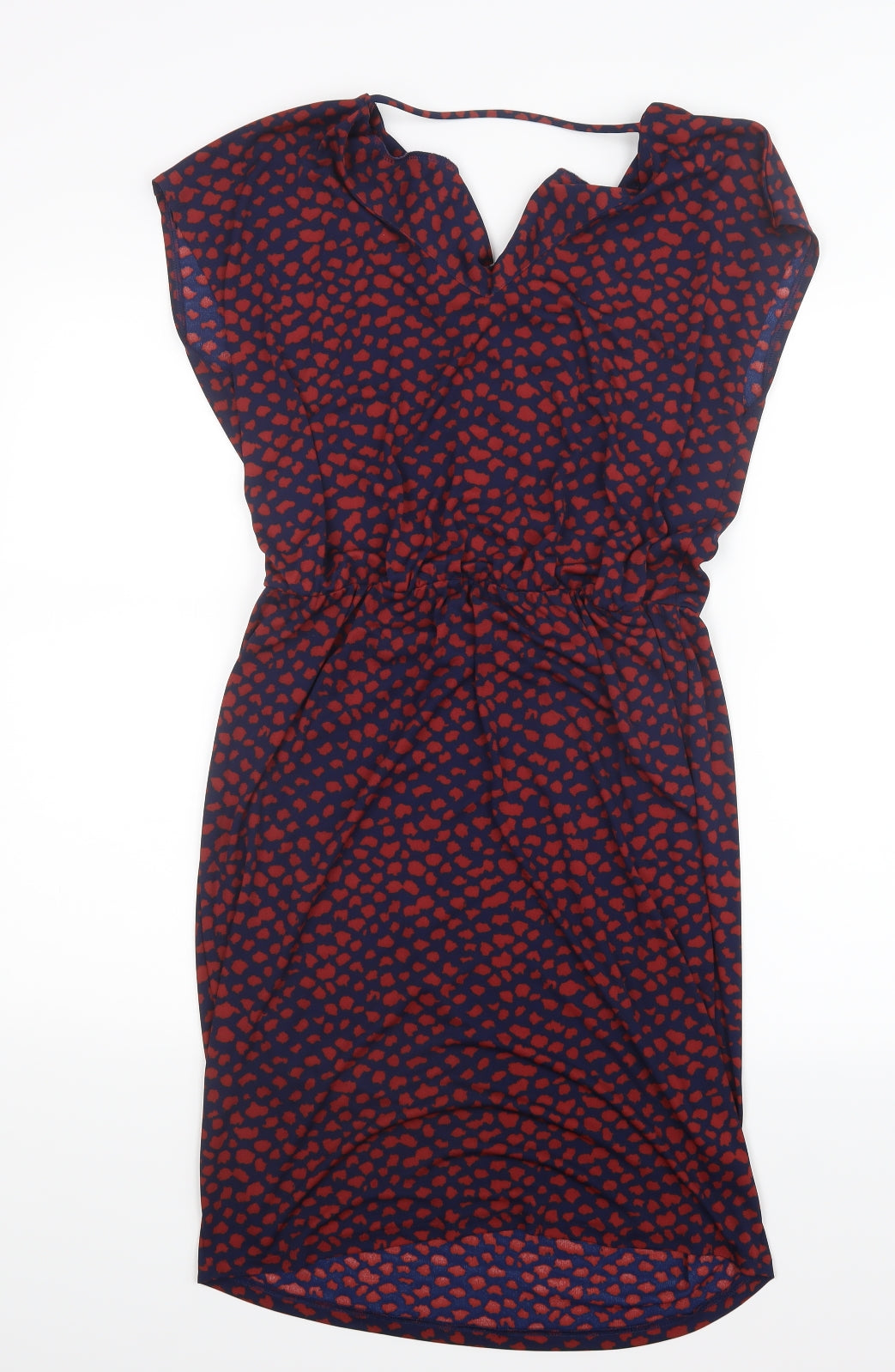NEXT Womens Blue Geometric  Shirt Dress  Size 12