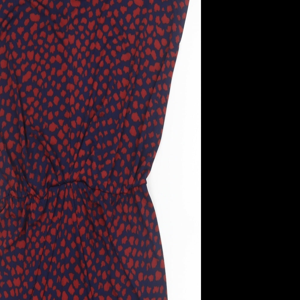 NEXT Womens Blue Geometric  Shirt Dress  Size 12