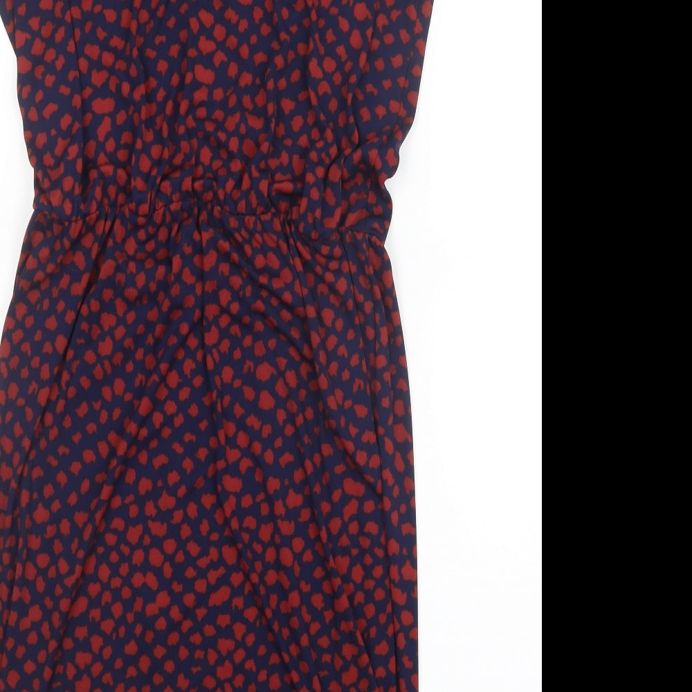 NEXT Womens Blue Geometric  Shirt Dress  Size 12