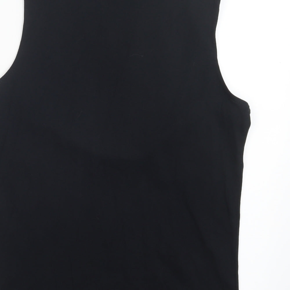 Maine Womens Black   Basic T-Shirt Size 14
