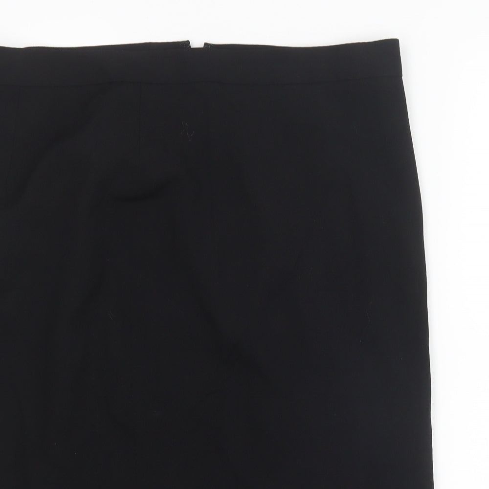 Moschino Womens Black   Straight & Pencil Skirt Size 14