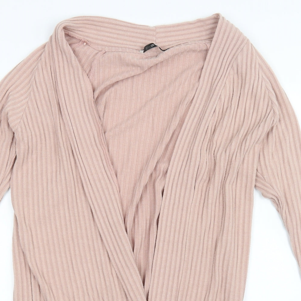 George Womens Pink  Knit Cardigan Jumper Size 14