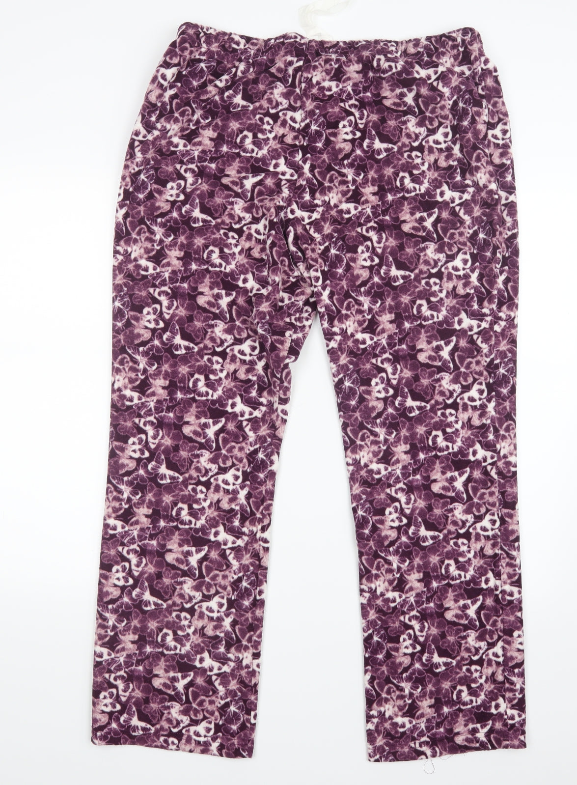 Very Womens Purple Geometric  Capri Pyjama Pants Size 16