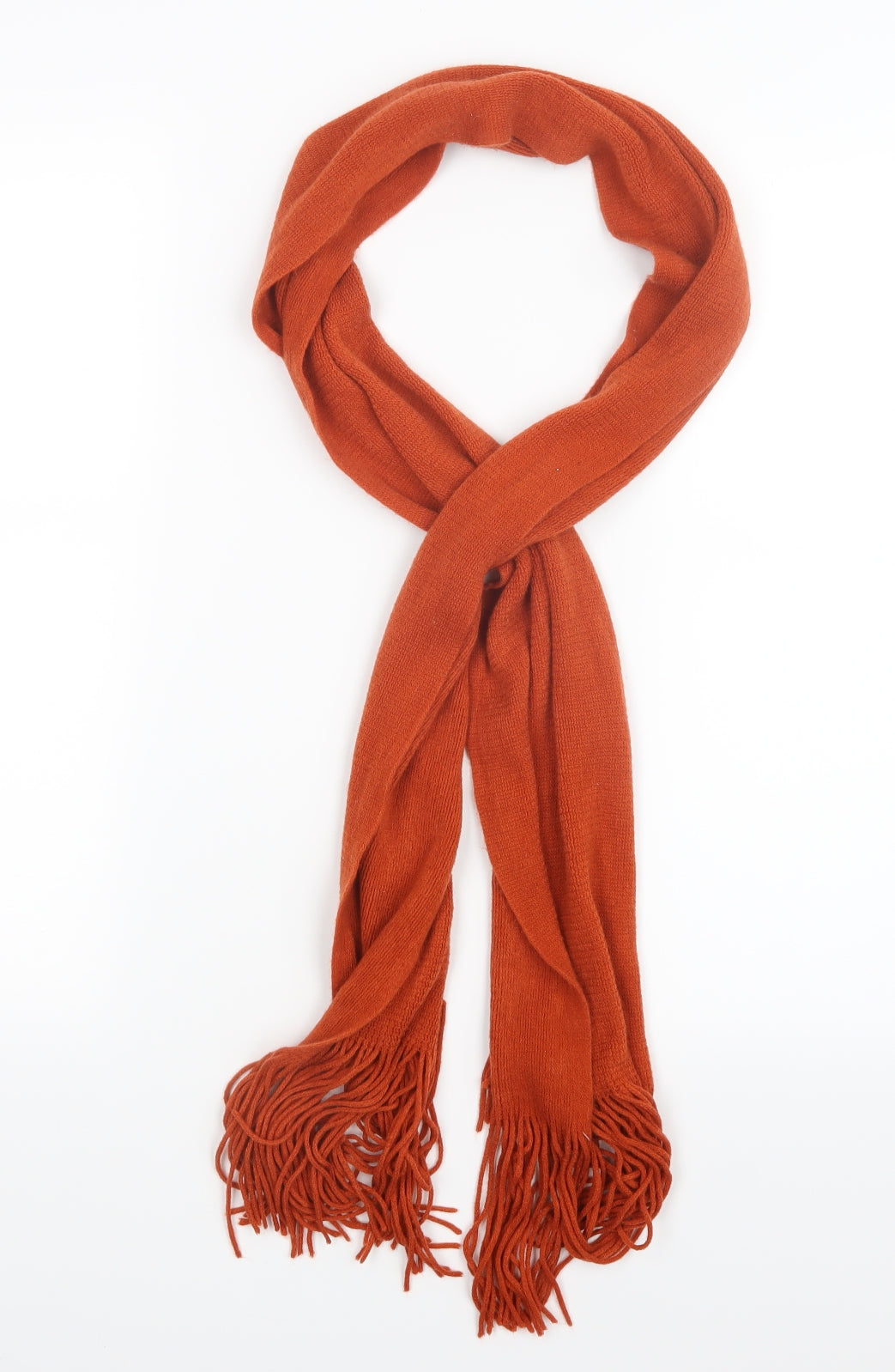 Marks and Spencer Womens Orange  Knit  Scarf