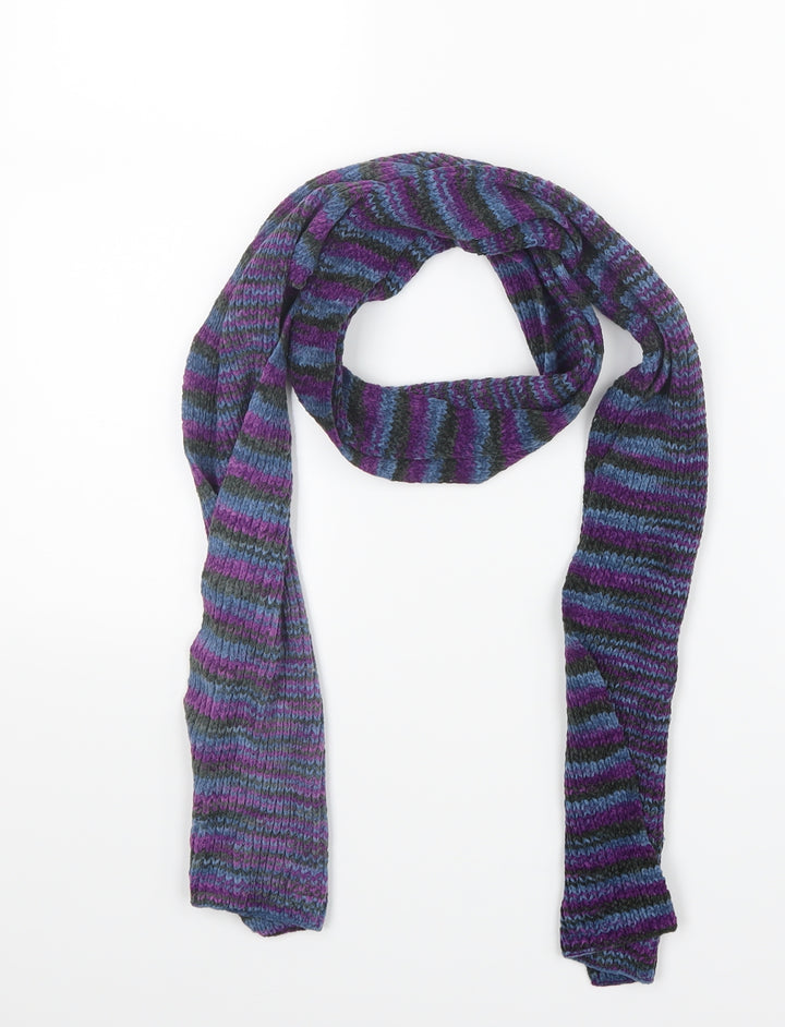 Preworn Mens Blue Knit Scarf One Size