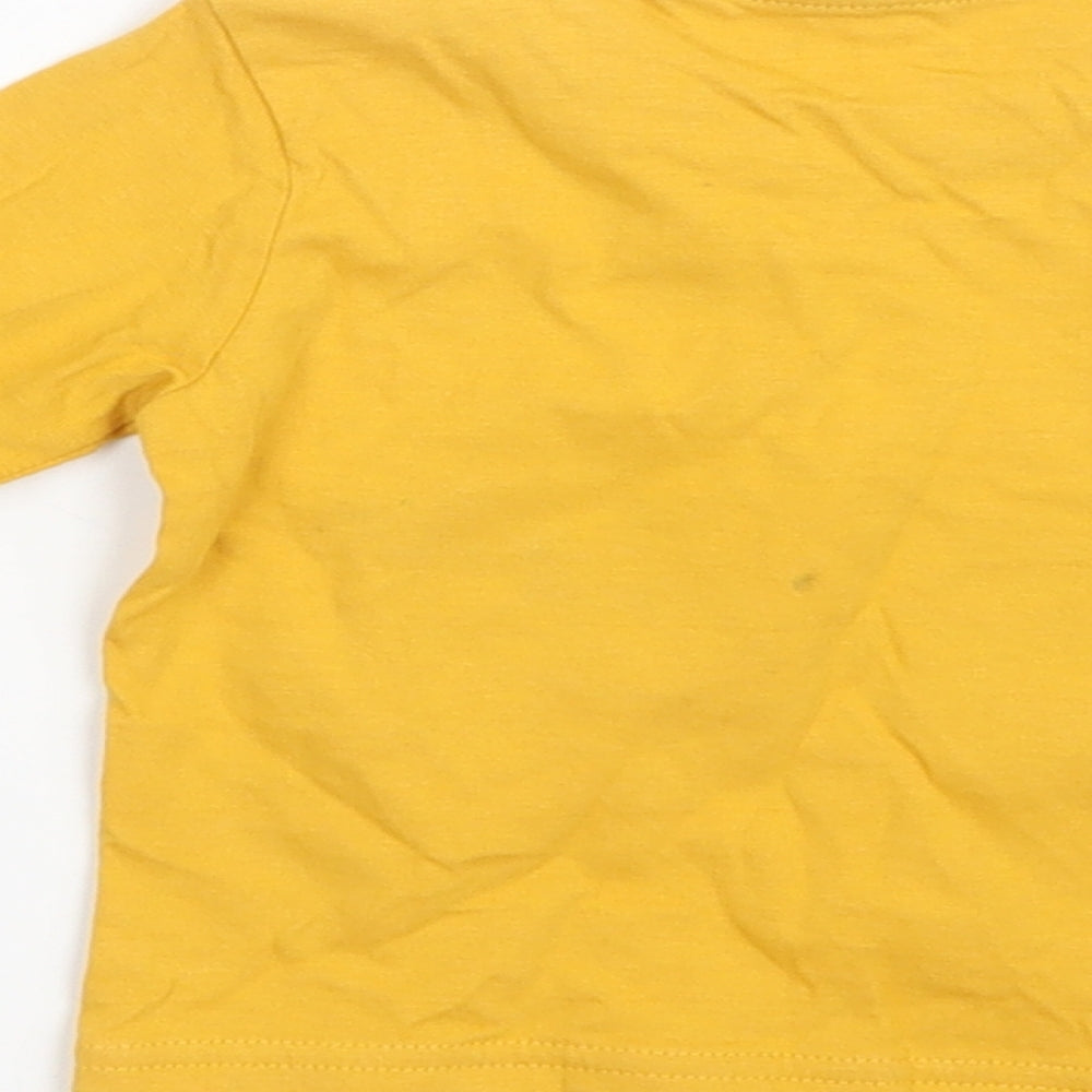 Nutmeg Boys Yellow   Basic T-Shirt Size 6-9 Months