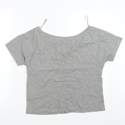 Jack Wills Womens Grey   Basic T-Shirt Size 6