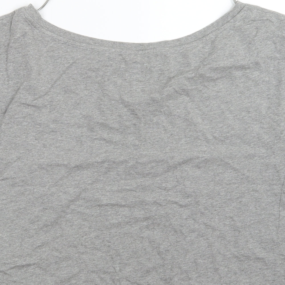 Jack Wills Womens Grey   Basic T-Shirt Size 6