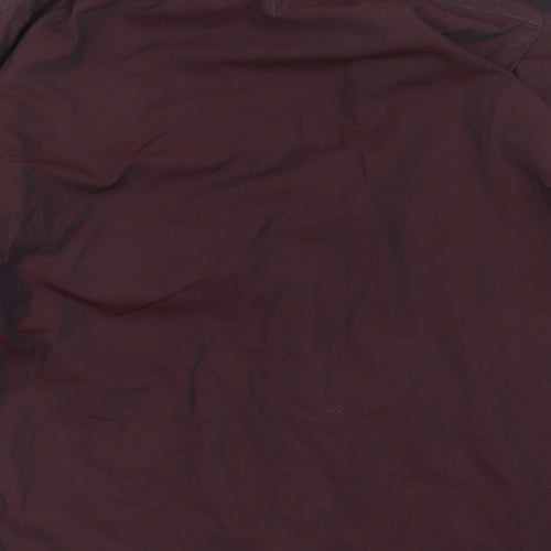 Marks and Spencer Mens Purple    Button-Up Size 15
