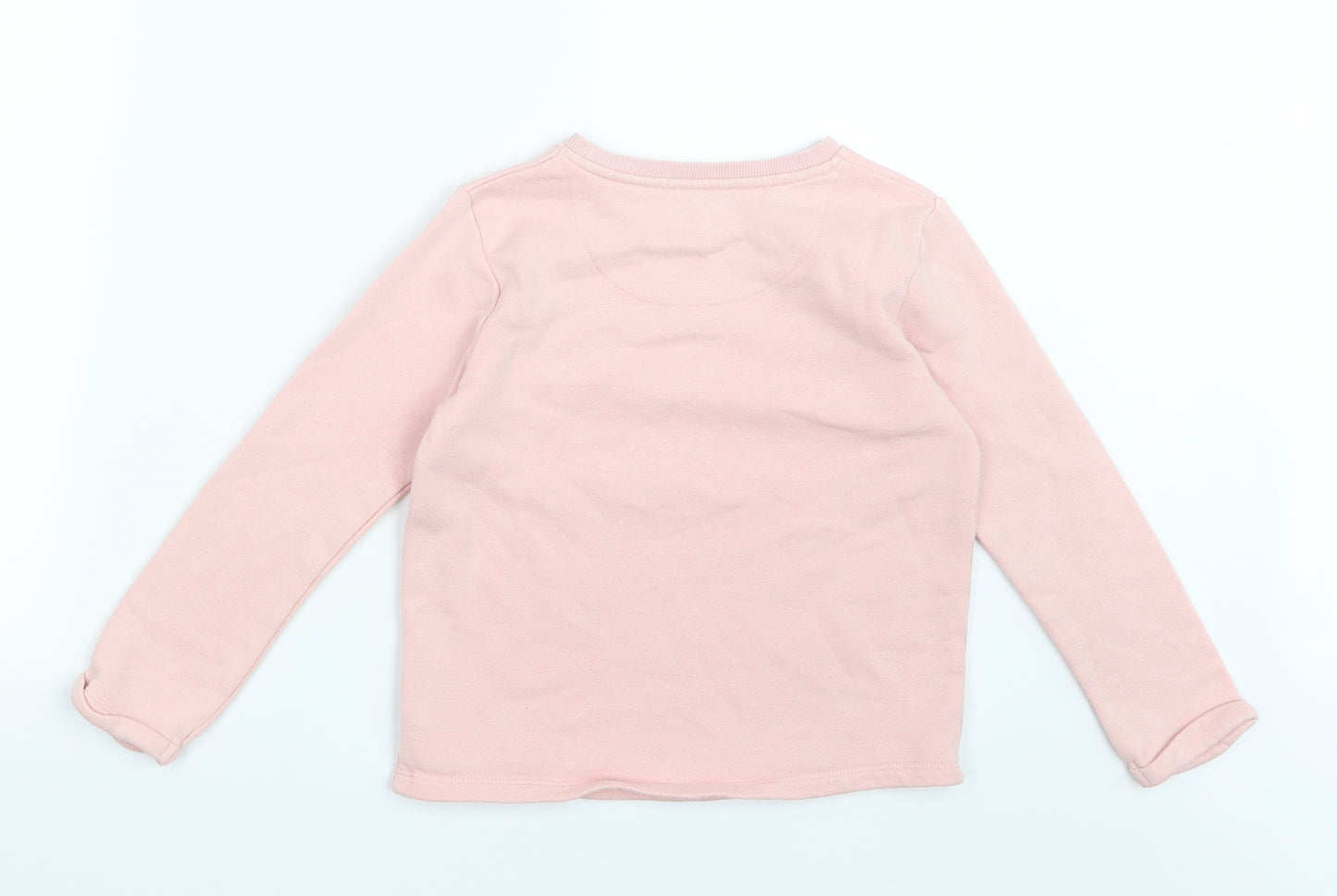 F&F Girls Pink   Pullover Jumper Size 6-7 Years