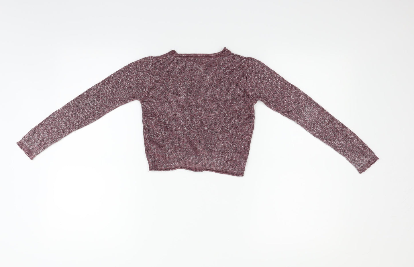 Next  Girls Purple   Pullover Jumper Size 6 Years