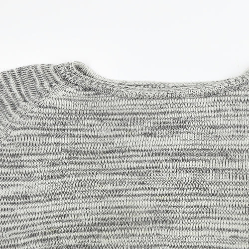Wallis Womens Grey   Henley Jumper Size S