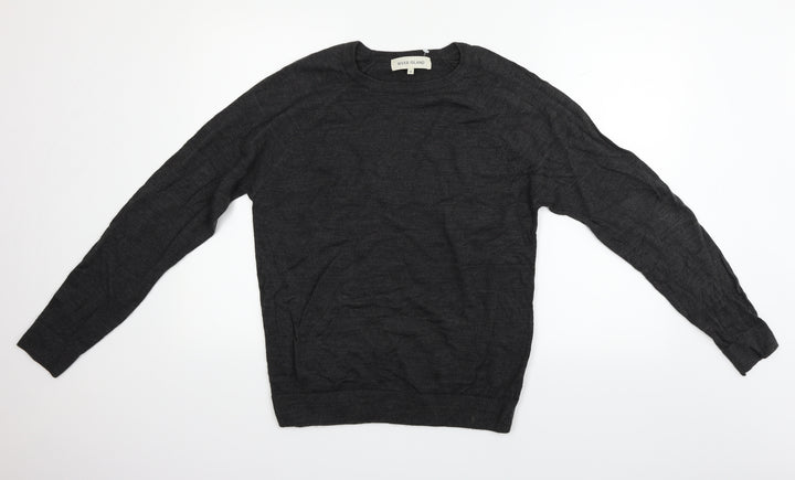 River Island Womens Grey   Pullover Jumper Size M