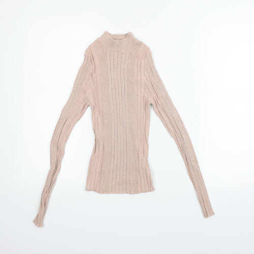 New Look Womens Pink   Pullover Jumper Size 8  - Tight Fit