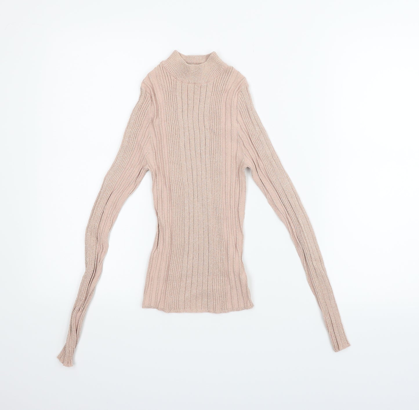 New Look Womens Pink   Pullover Jumper Size 8  - Tight Fit