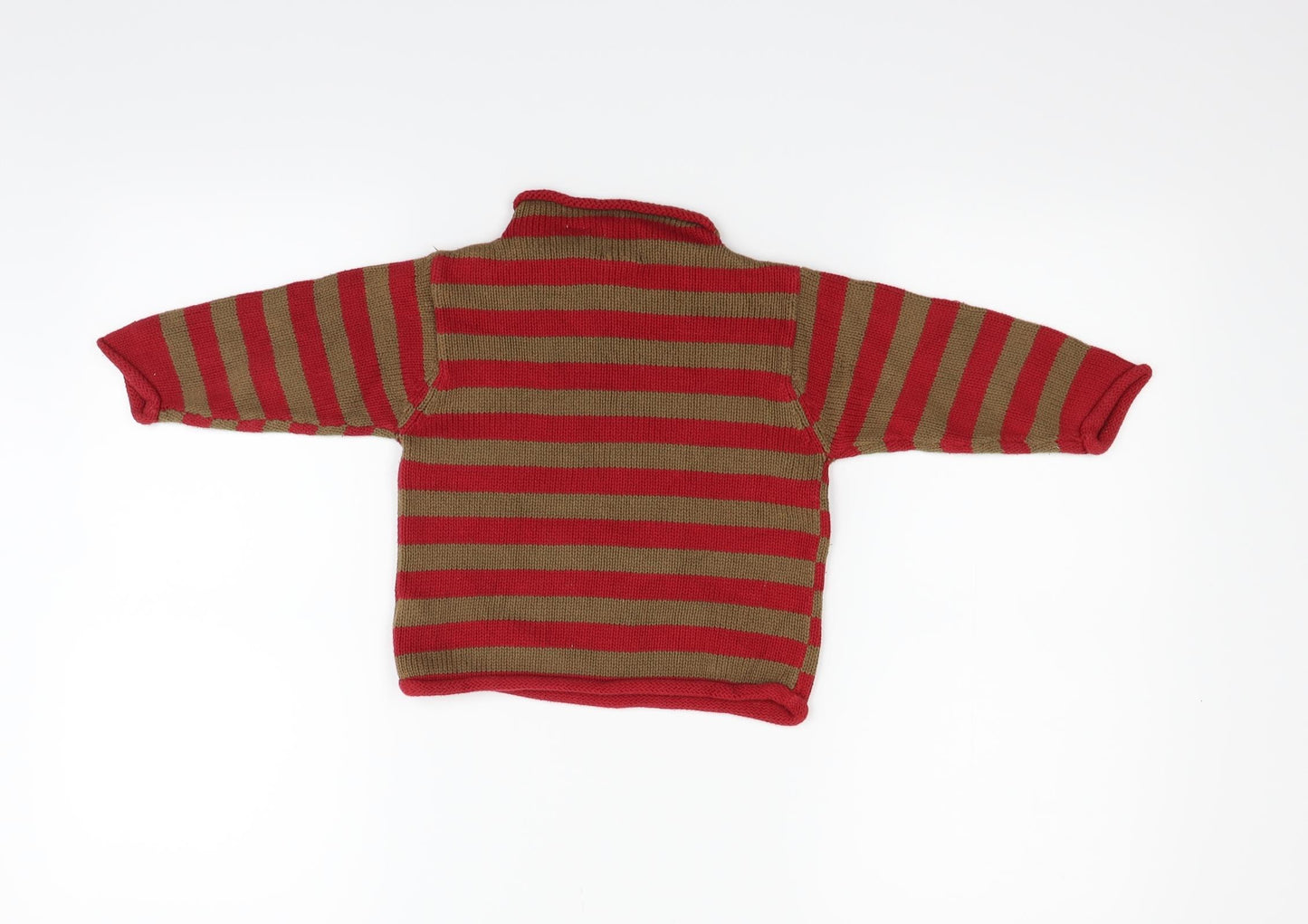 Gap  Red Striped  Pullover Jumper Size 18-24 Months