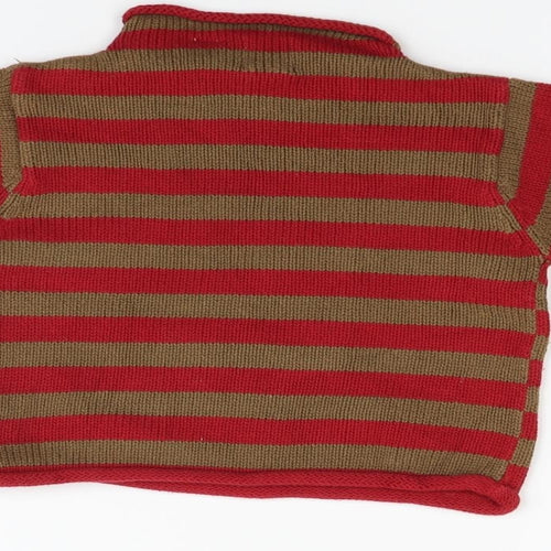 Gap  Red Striped  Pullover Jumper Size 18-24 Months