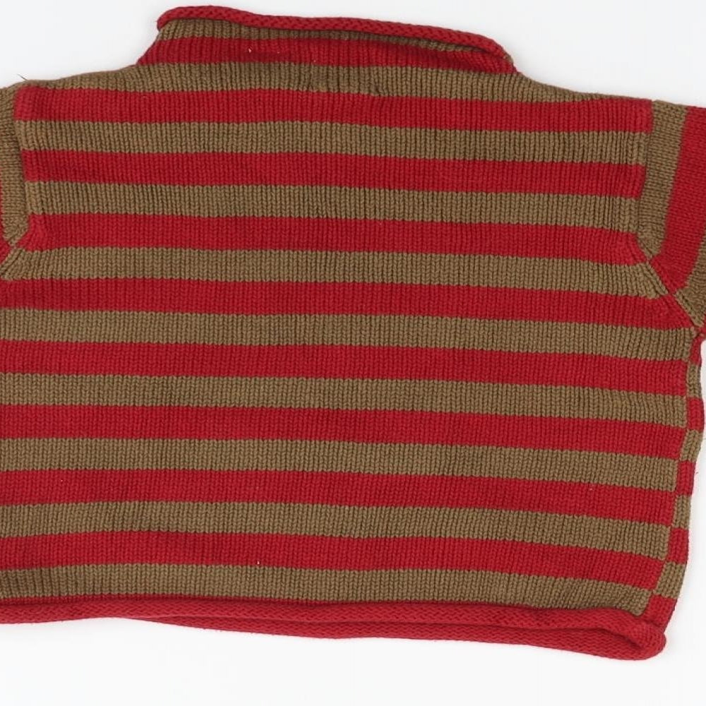 Gap  Red Striped  Pullover Jumper Size 18-24 Months
