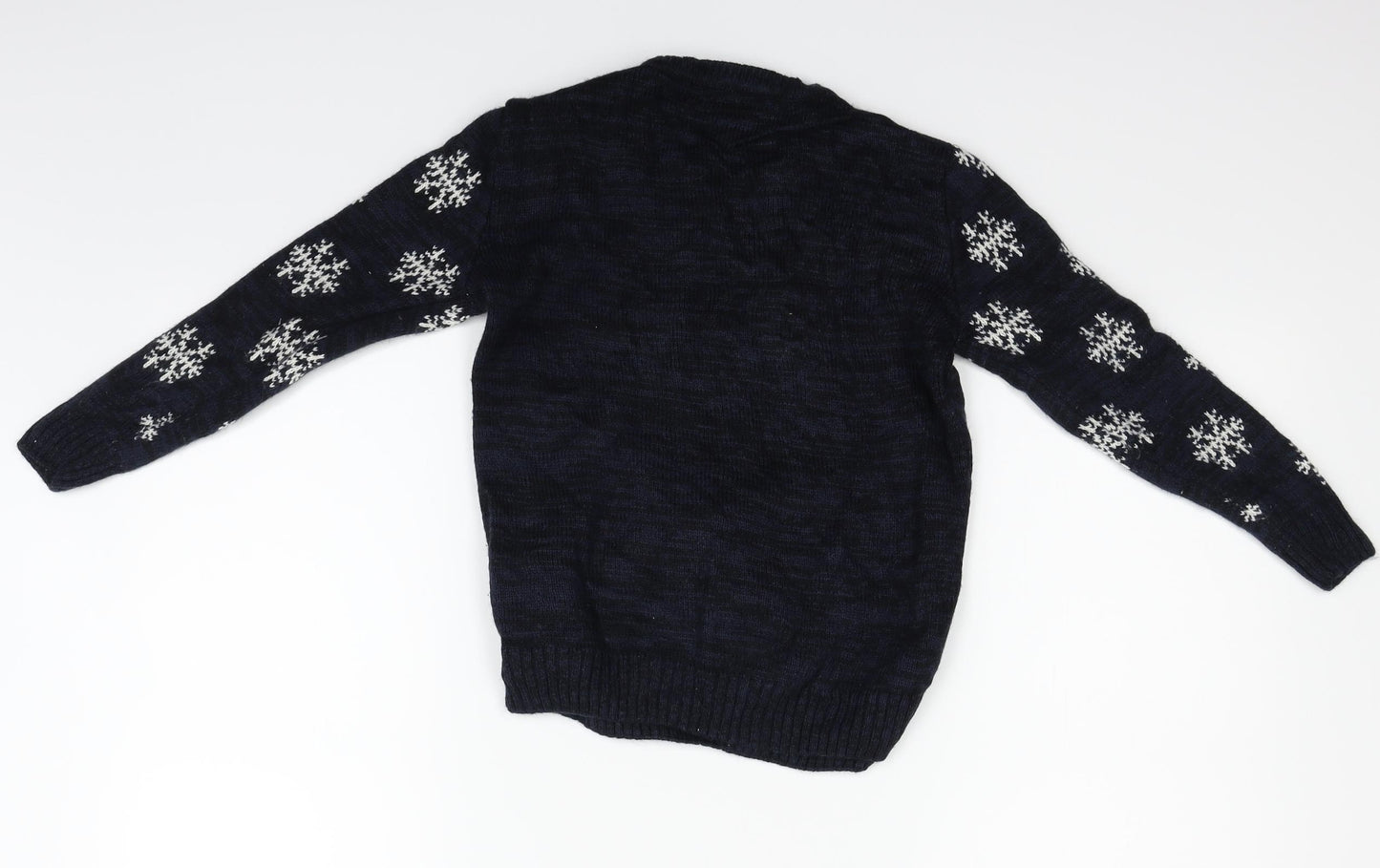 George Boys Blue   Pullover Jumper Size 7-8 Years  - CHRISTMAS