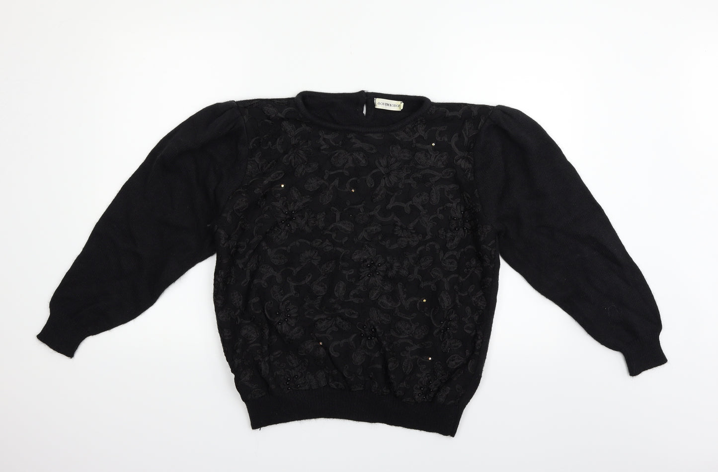 South Lodge Womens Black   Pullover Jumper Size M