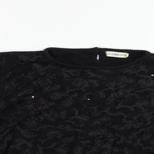 South Lodge Womens Black   Pullover Jumper Size M
