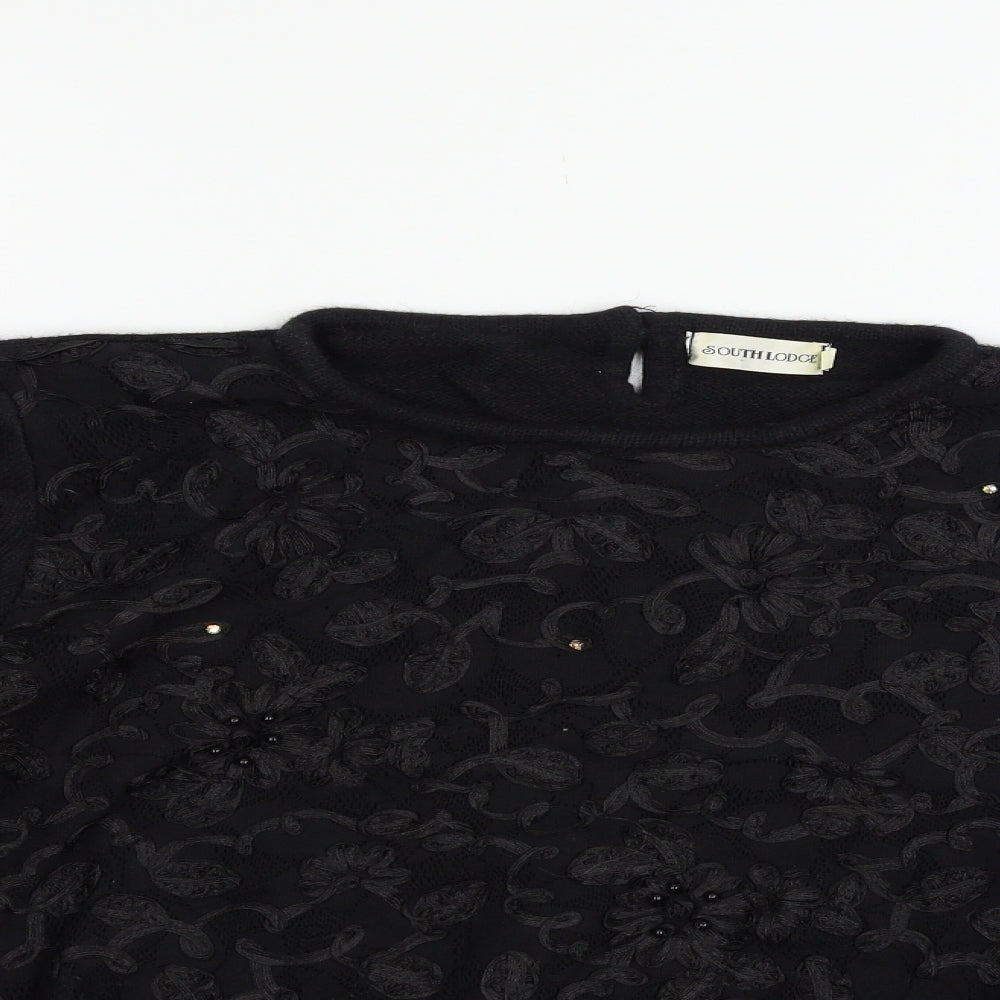 South Lodge Womens Black   Pullover Jumper Size M