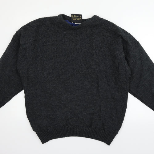 aqua perm Mens Grey   Pullover Jumper Size 2XL