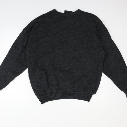 aqua perm Mens Grey   Pullover Jumper Size 2XL