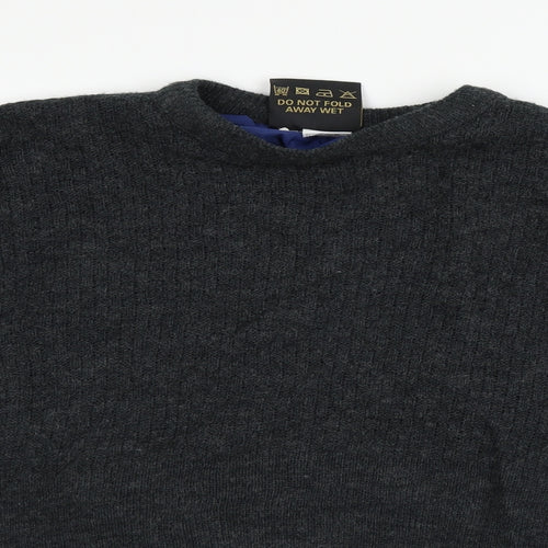 aqua perm Mens Grey   Pullover Jumper Size 2XL
