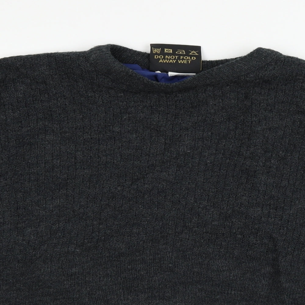 aqua perm Mens Grey   Pullover Jumper Size 2XL