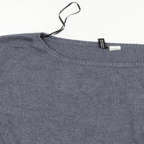 Divided Womens Blue   Pullover Jumper Size M