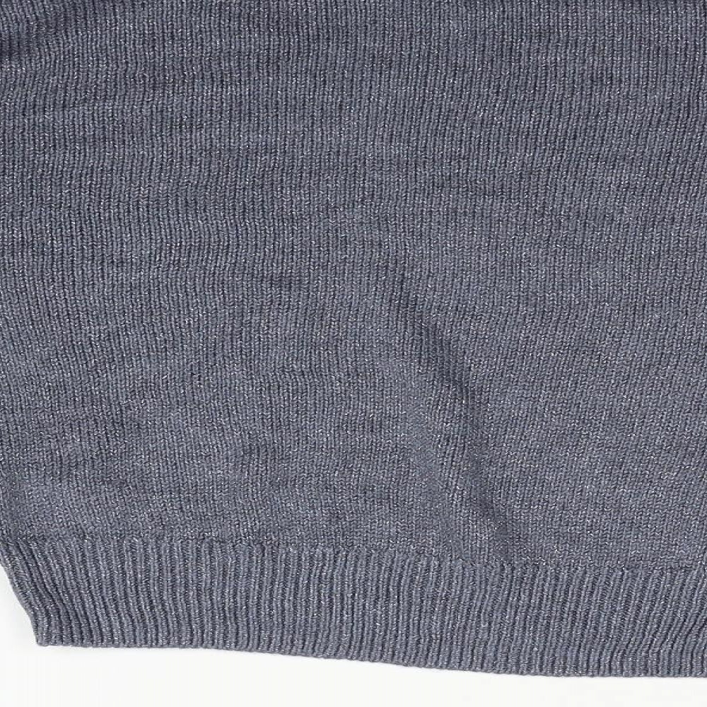 Divided Womens Blue   Pullover Jumper Size M