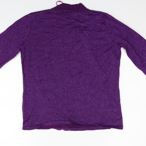 bonmarche Womens Purple   Pullover Jumper Size S
