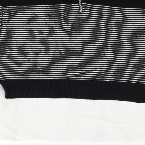Atmosphere Womens Black Striped  Pullover Jumper Size 8