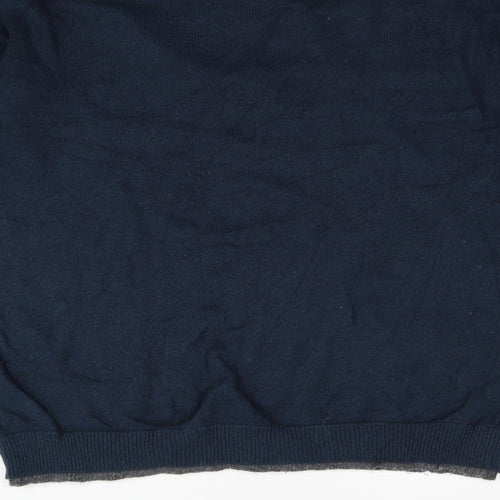 Wosley Mens Blue   Pullover Jumper Size L