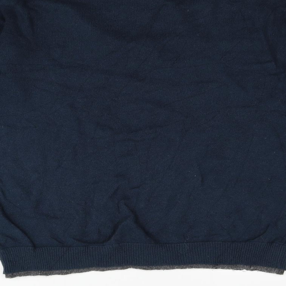 Wosley Mens Blue   Pullover Jumper Size L