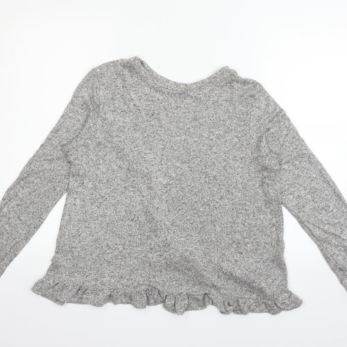 Oasis Womens Grey   Pullover Jumper Size L