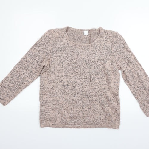 Preworn Womens Pink   Pullover Jumper Size 14