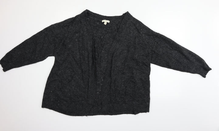 H&M Womens Grey   Cardigan Jumper Size L