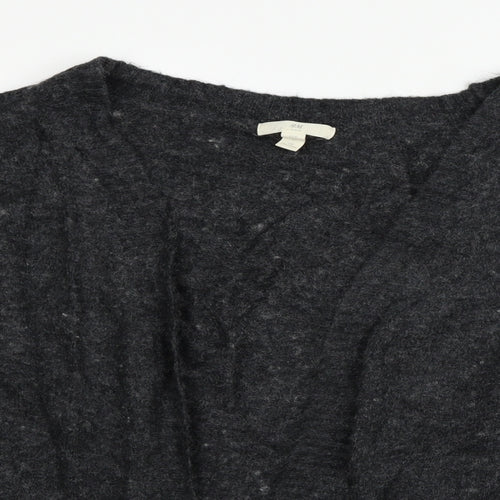 H&M Womens Grey   Cardigan Jumper Size L