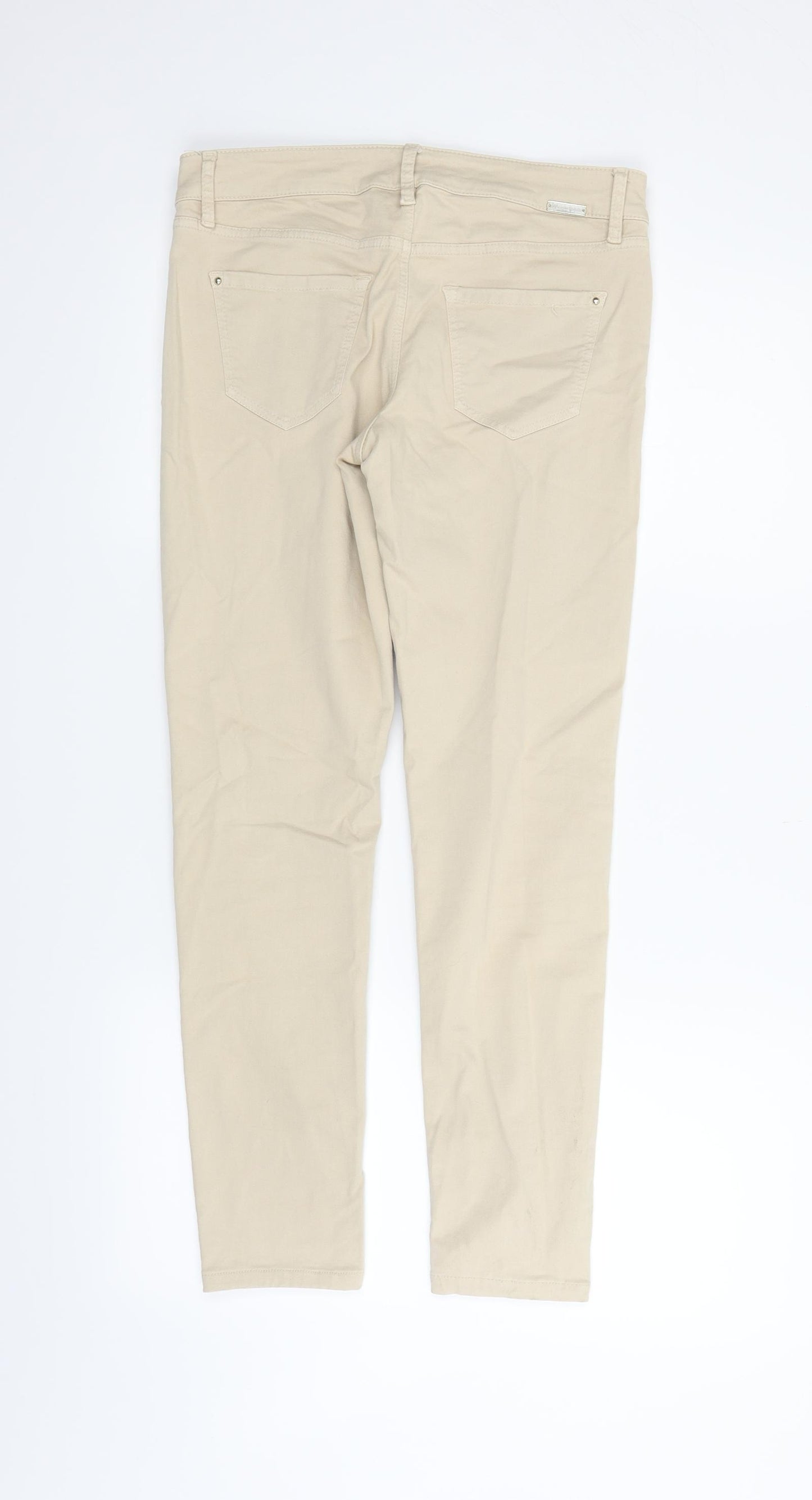 Massimo Dutti Womens Beige   Trousers  Size M L26 in