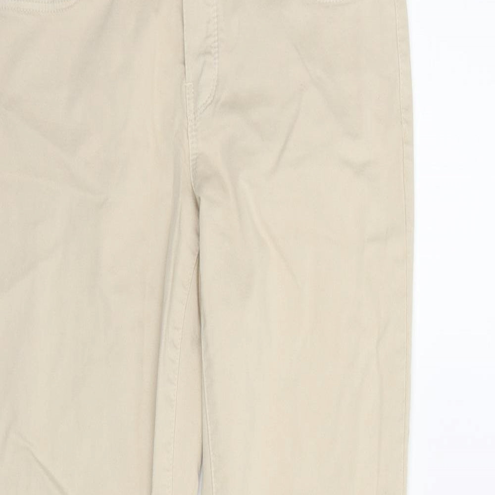 Massimo Dutti Womens Beige   Trousers  Size M L26 in