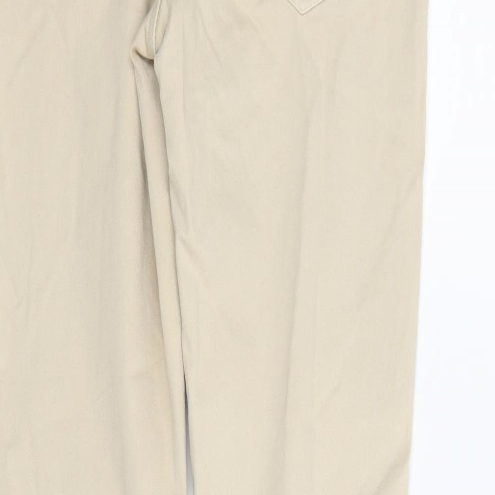 Massimo Dutti Womens Beige   Trousers  Size M L26 in