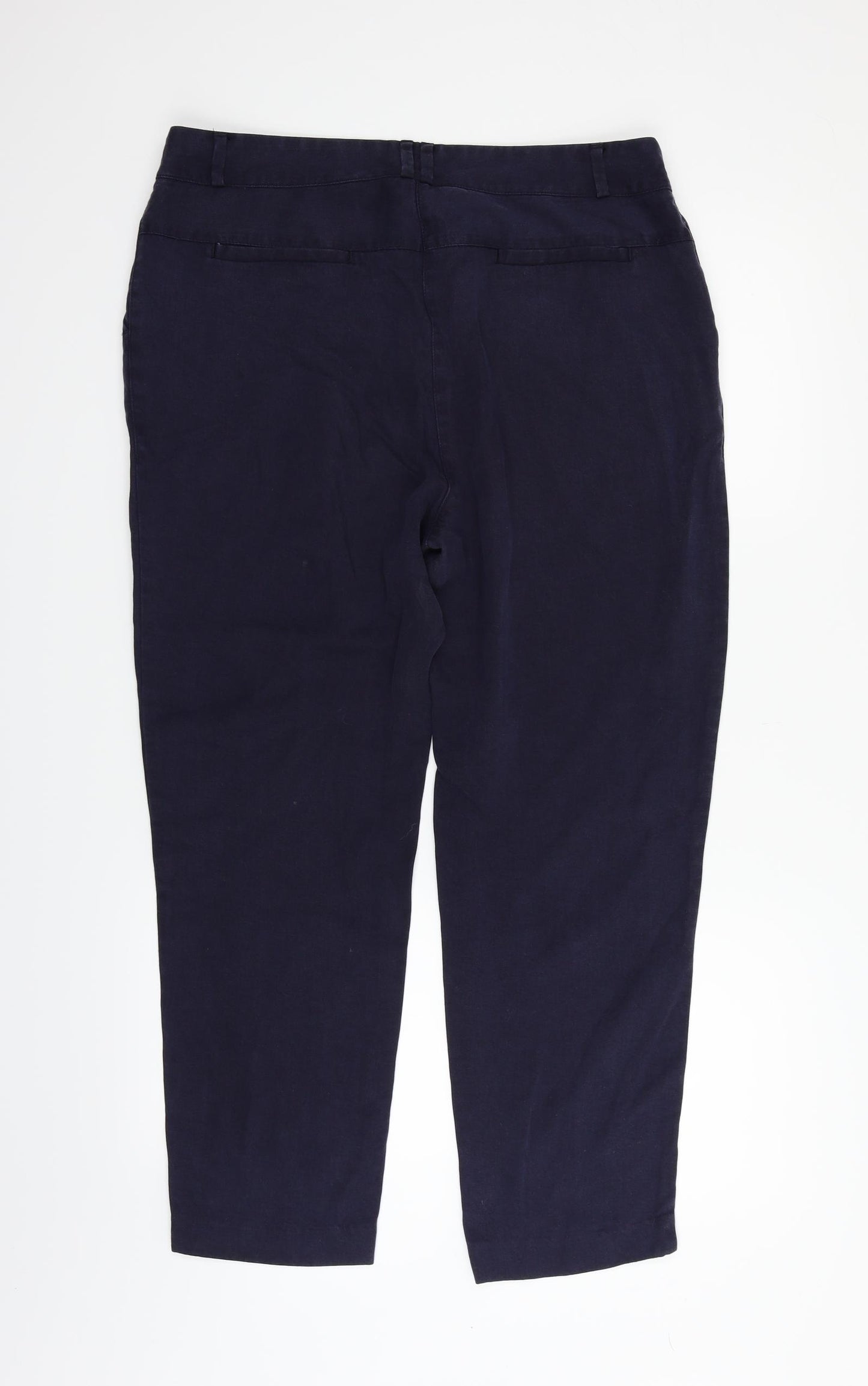 Marks and Spencer Womens Blue   Trousers  Size 14 L25 in