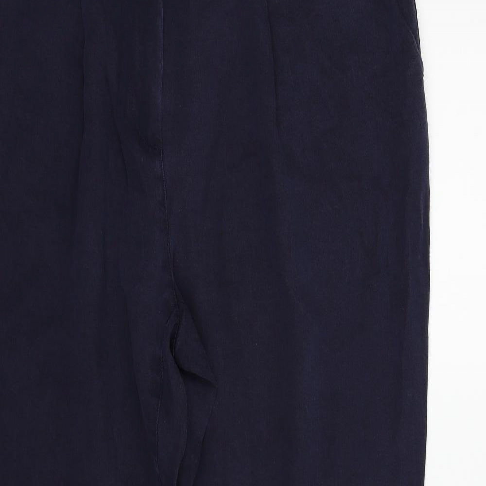 Marks and Spencer Womens Blue   Trousers  Size 14 L25 in