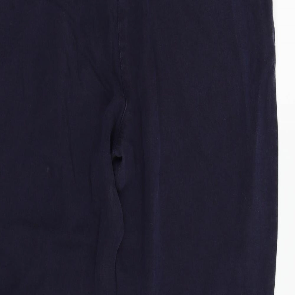 Marks and Spencer Womens Blue   Trousers  Size 14 L25 in