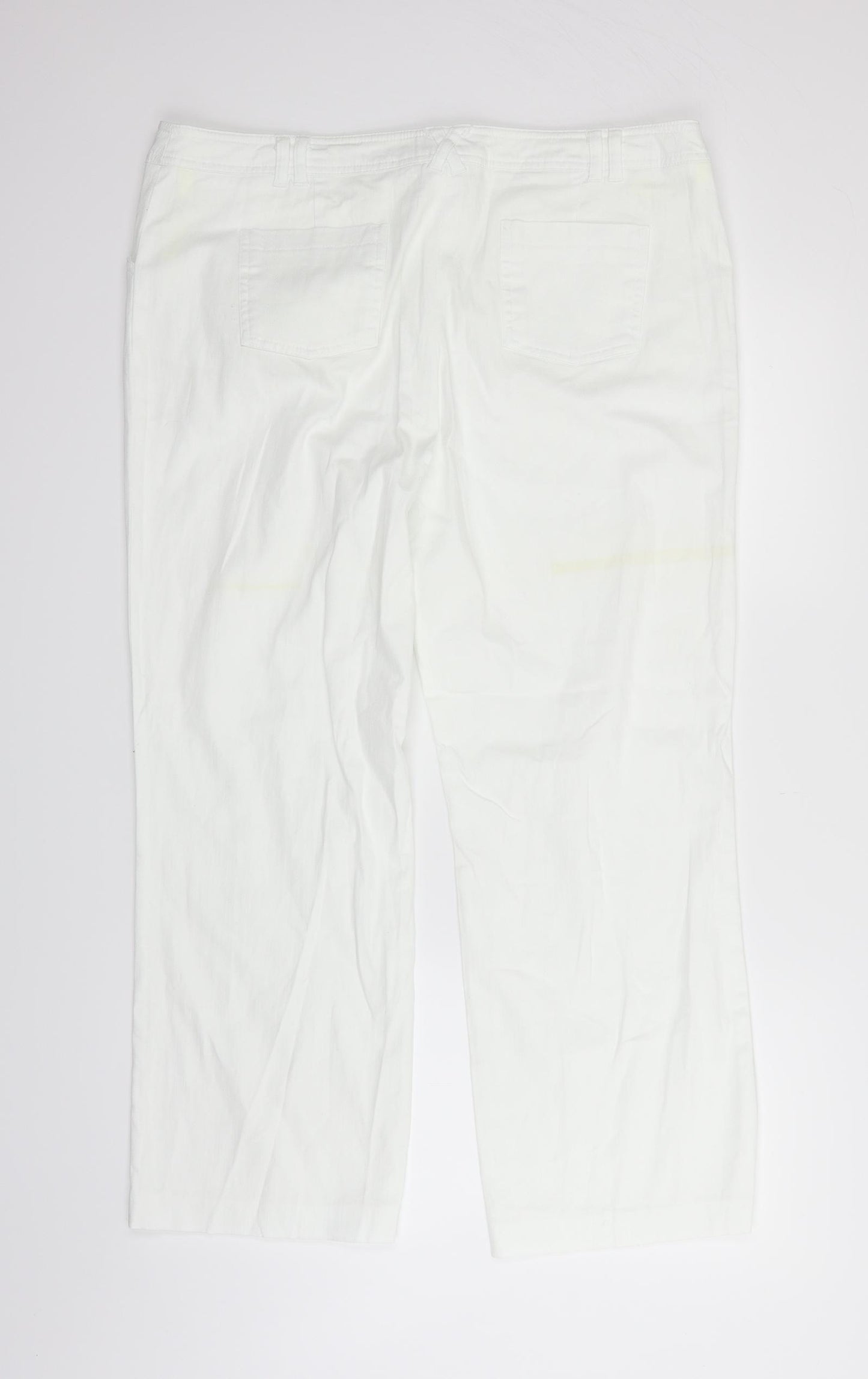 Klass Womens White   Straight Jeans Size 18 L26 in