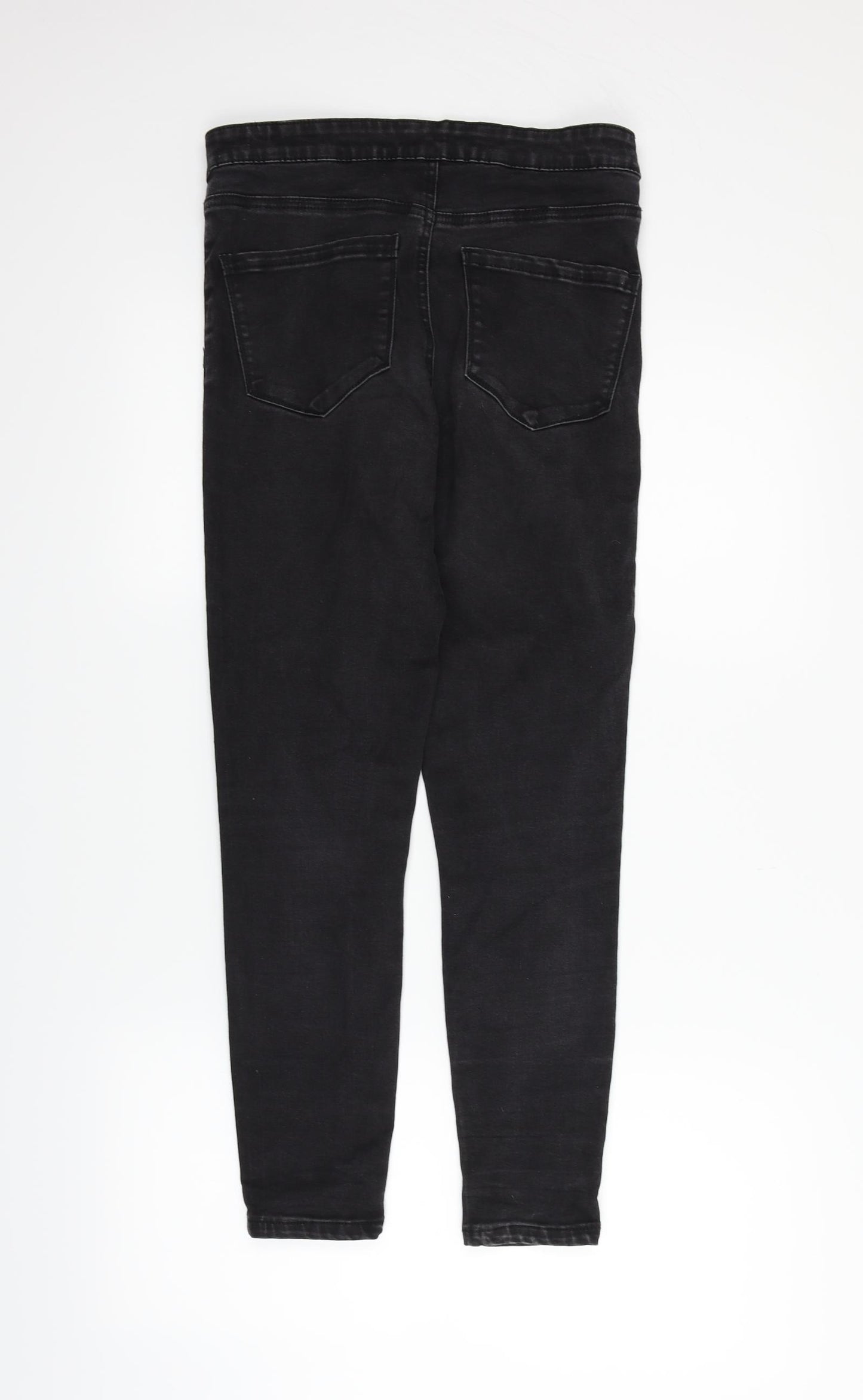 deniem & co Womens Black   Straight Jeans Size 12 L25 in