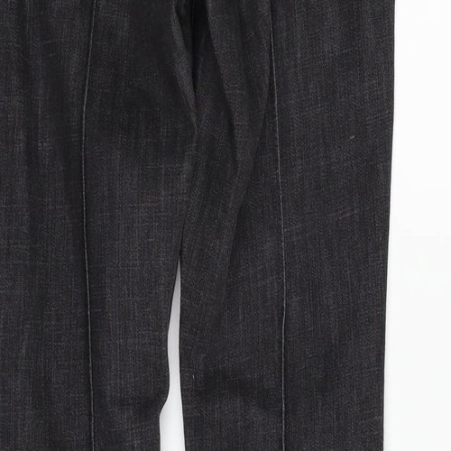 PLANET Womens Black   Straight Jeans Size 8 L28 in