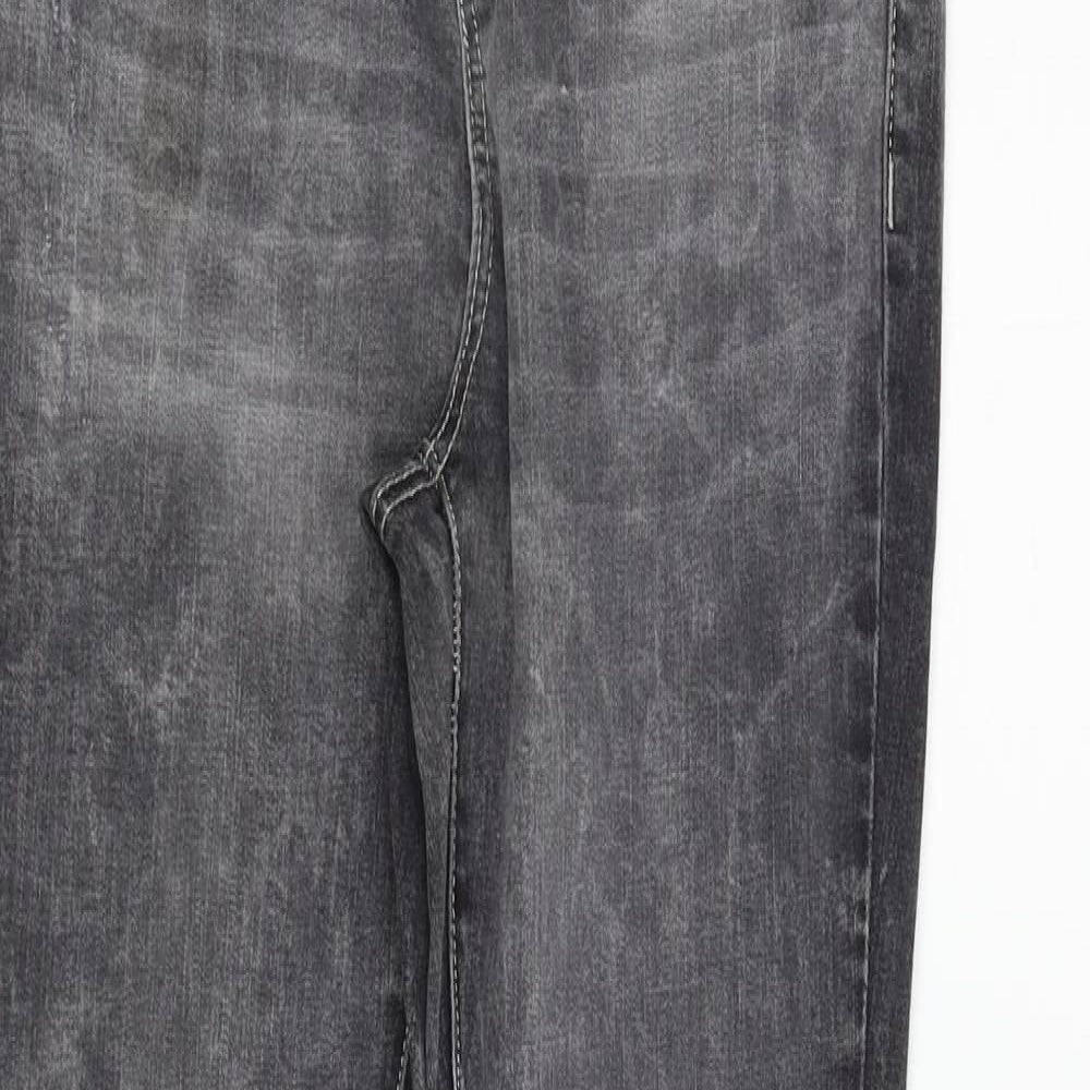 deniem & co Womens Grey   Skinny Jeans Size 10 L29 in